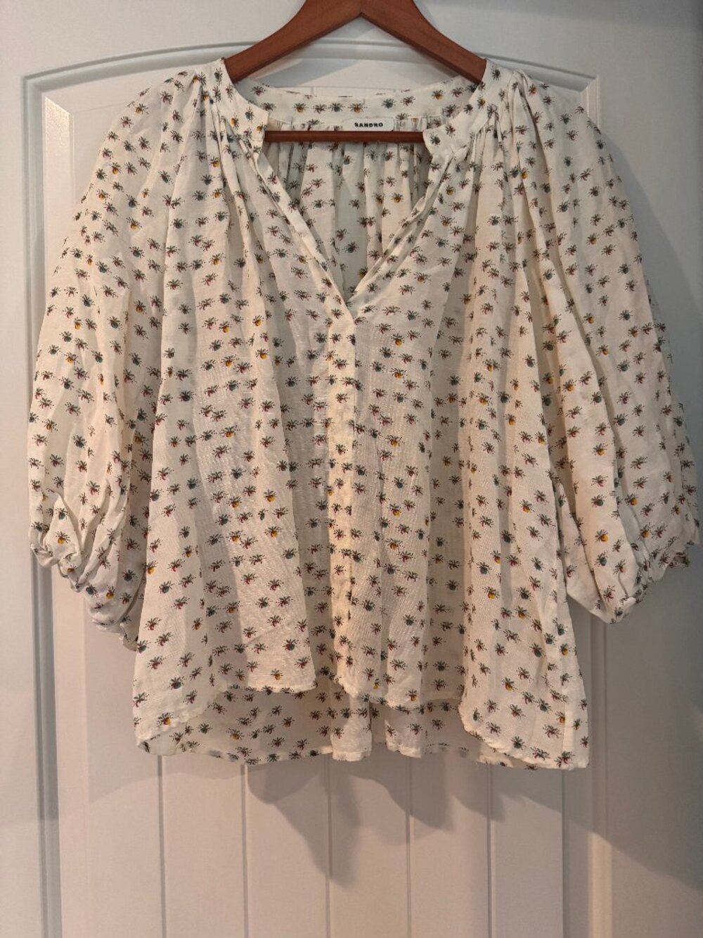 Sandro Peasant Blouse